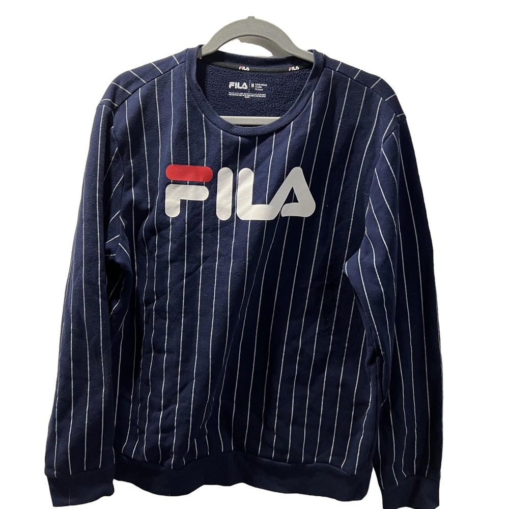 *Fila|Striped Sweatshirt|Size Medium